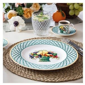 Vintage‎ Villeroy & Boch Lattice Basket 1748 Premium Porcelain Dinner Chop Plate